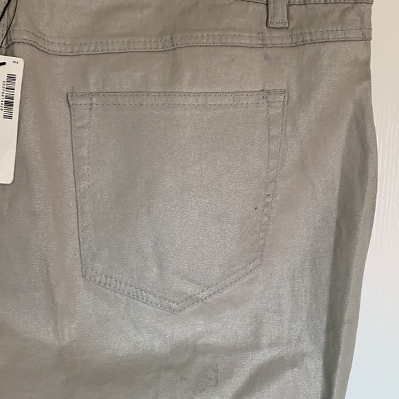 Love & Legend Skinny Pants - Grey Metallic - Picture 6 of 8